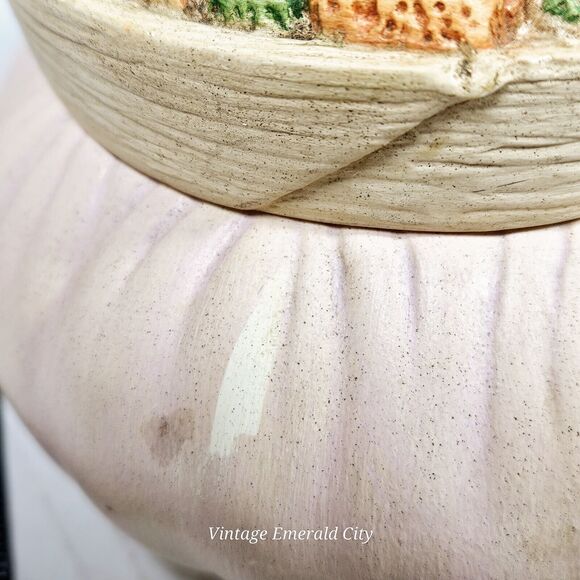 Vtg Dona's Mold Inc. Bear Sugar Gum Drops Trinket Box Candy Dish Christmas Decor - Picture 11 of 12